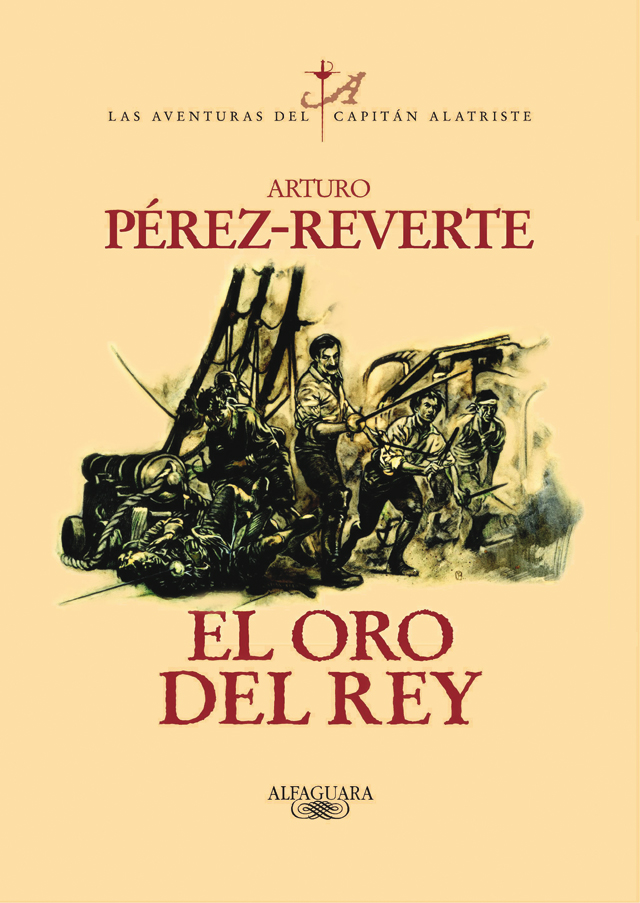 Book 4 cover — The King's Gold, Spanish Alfaguara edition